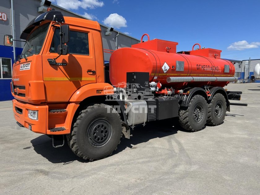 Автотопливозаправщик атз-12 на шасси камаз 43118-50