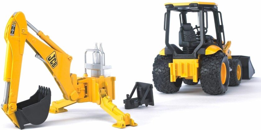 Экскаватор Bruder колесный JCB Midi CX (02-427) 1:16 41 см
