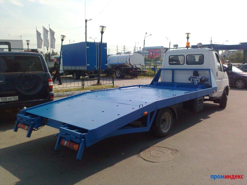 Эвакуатор ГАЗ-3302 ломаного типа