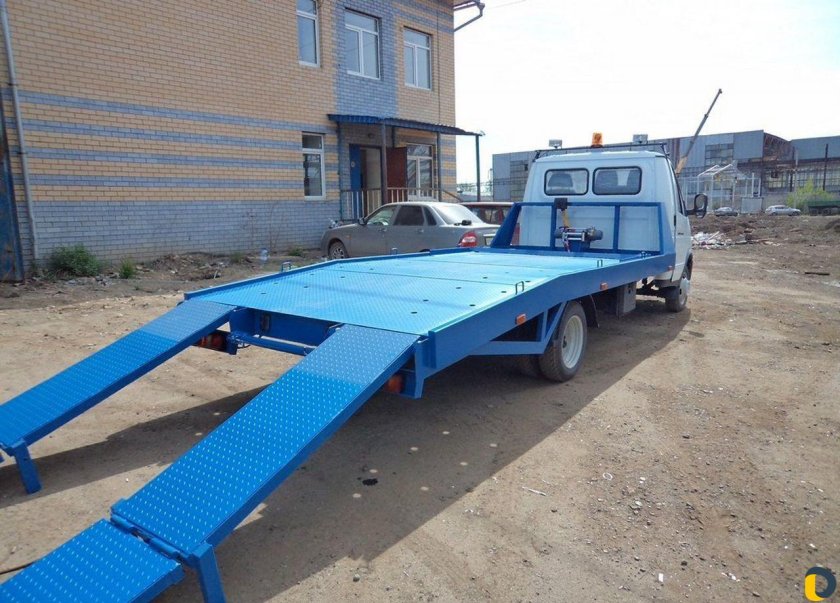 Эвакуатор Газель Некст ломаная платформа