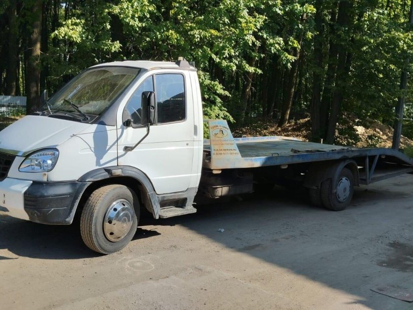 Эвакуатор валдай со сдвижной платформой
