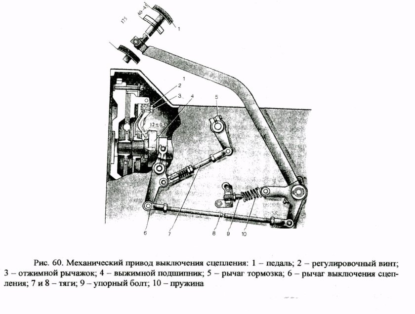 Пружина педали сцепления МТЗ 80