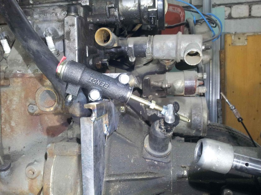 Гидравлическое сцепление на КПП 2108