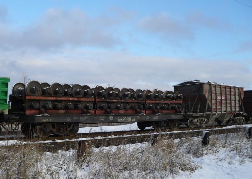 Платформа для перевозки колесных пар