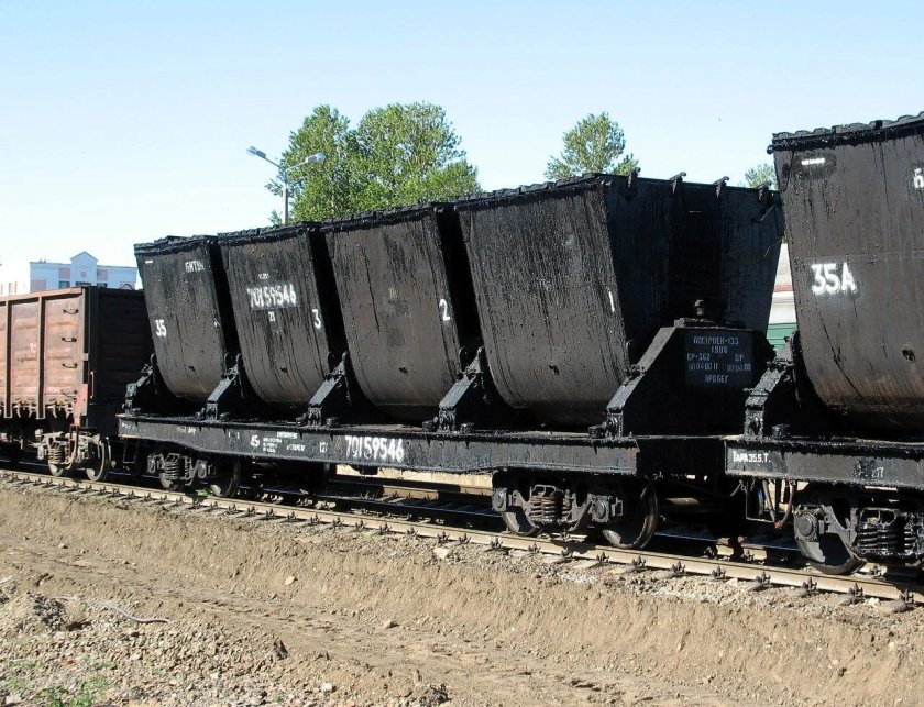 Вагон для нефтебитума модель 17 494