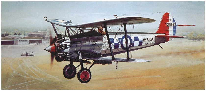 Бристоль бульдог самолет