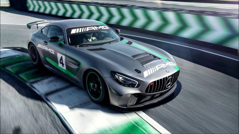Гоночный Мерседес АМГ ГТ