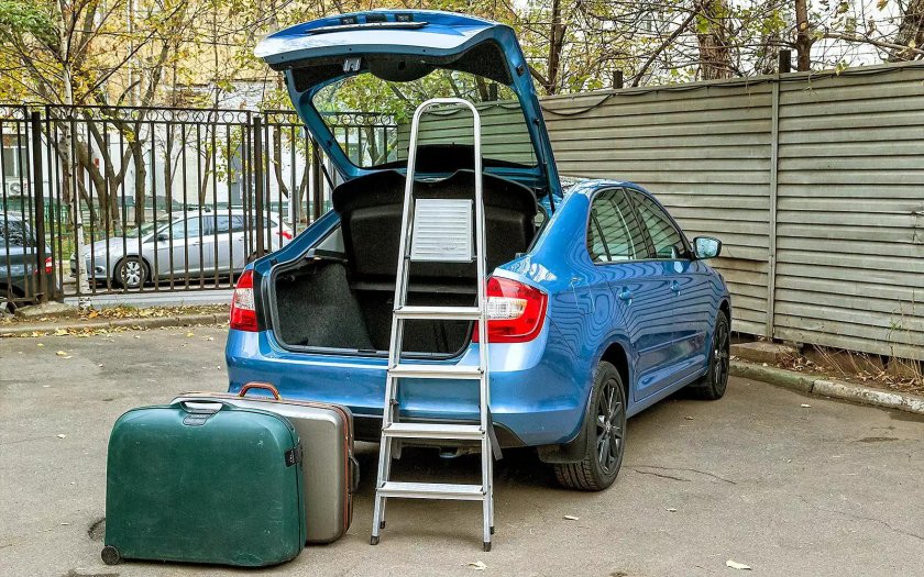 Skoda Rapid лифтбек багажник