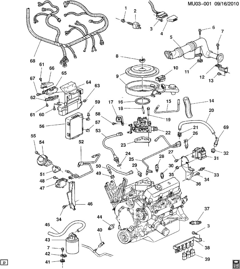 Pontiac Trans Sport 3.8 двигатель