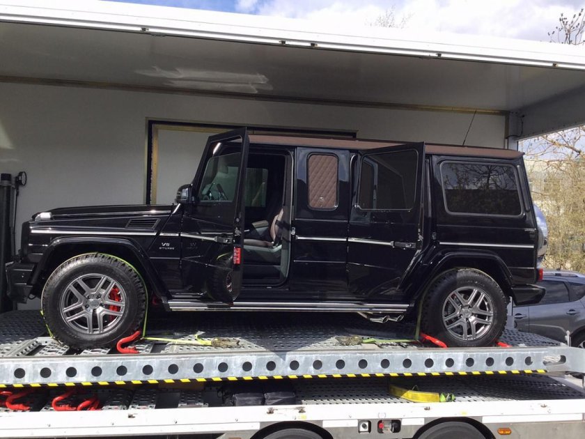 Mercedes-Benz g63 AMG бронированный
