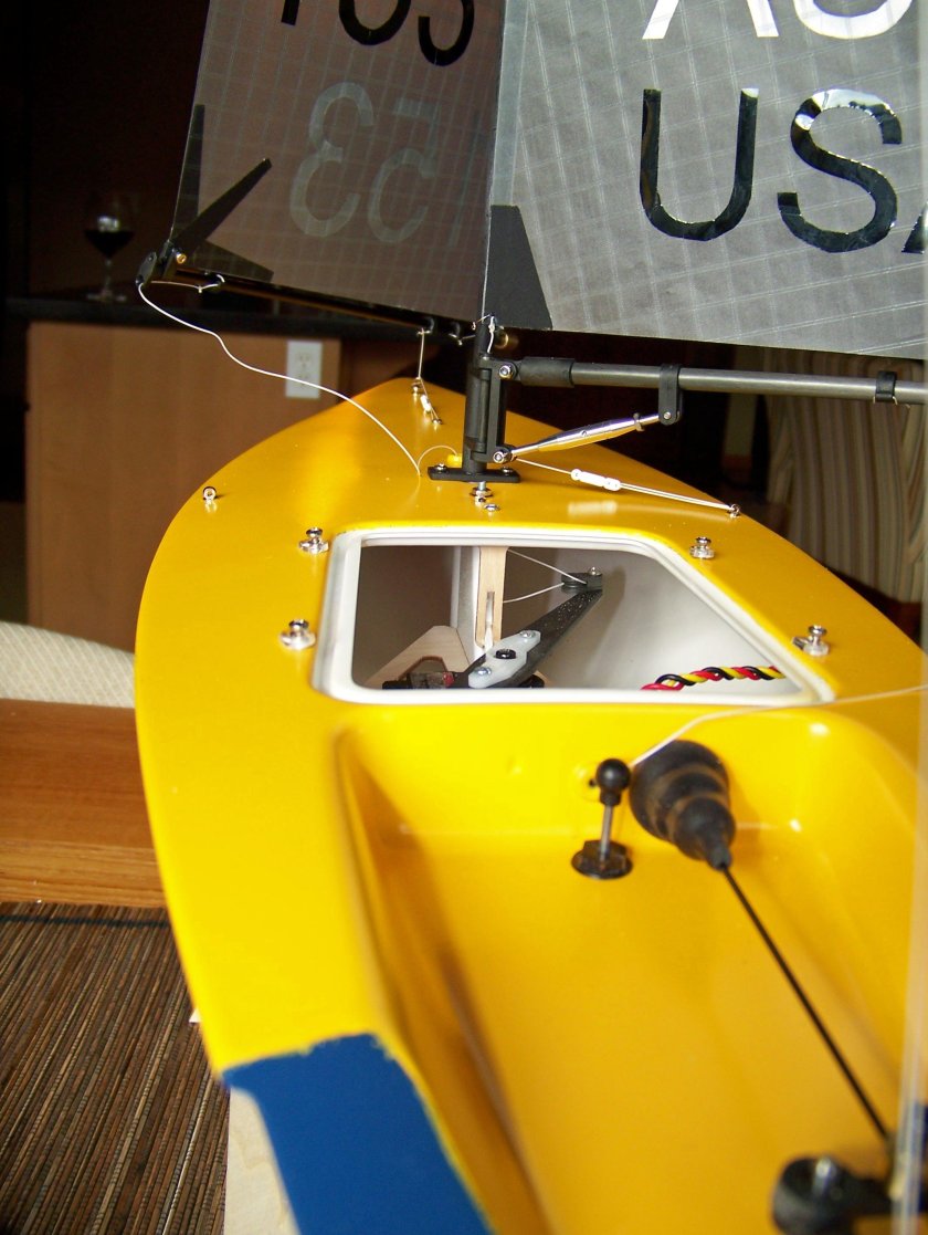 Модель яхты