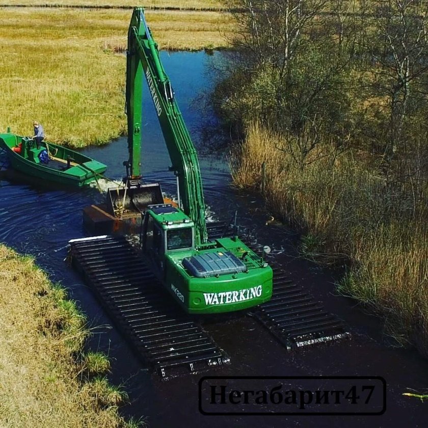 Экскаватор-амфибия Waterking wk150
