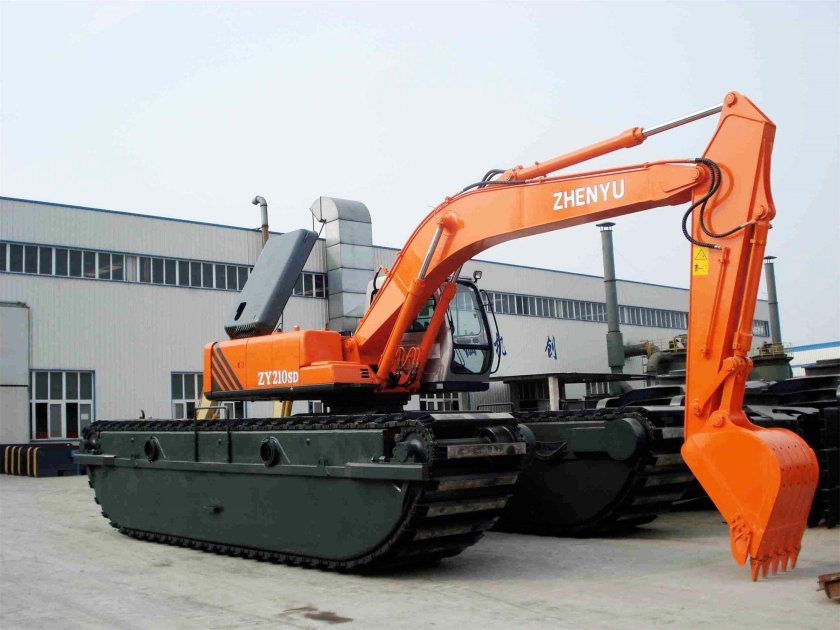 Экскаватор амфибия Хитачи