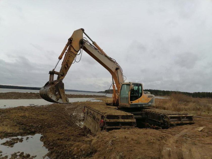 Экскаватора дно