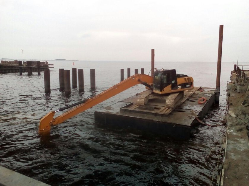 Понтон под экскаватор