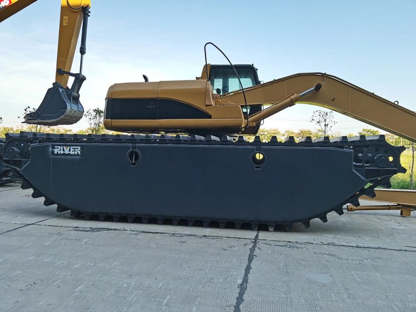 Гусеничный экскаватор-амфибия caterpillar cat 320d