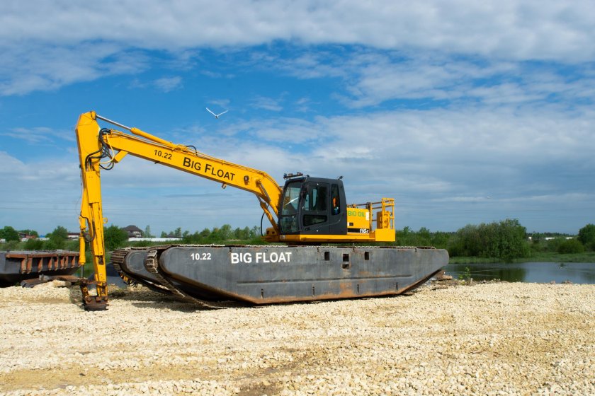 Big Float экскаватор