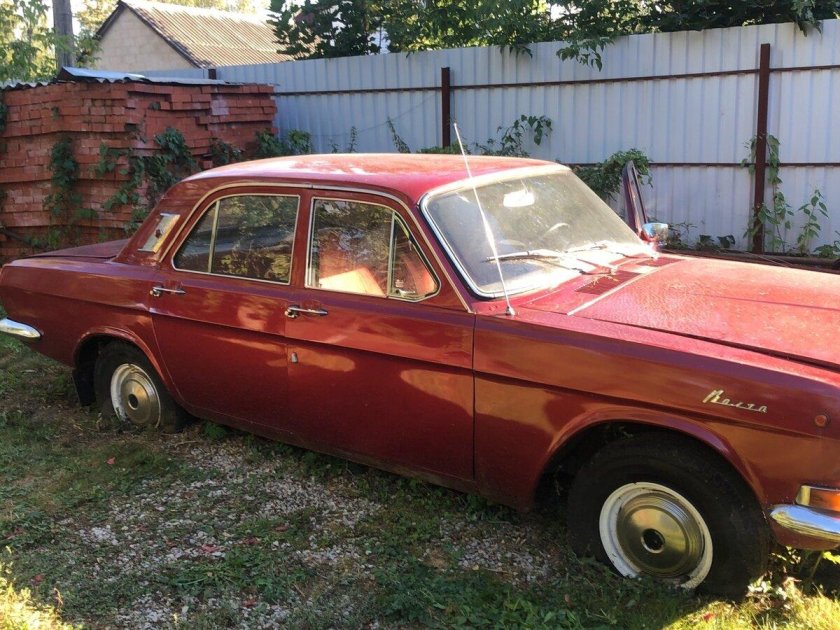Волга газ 2410 красный металлик