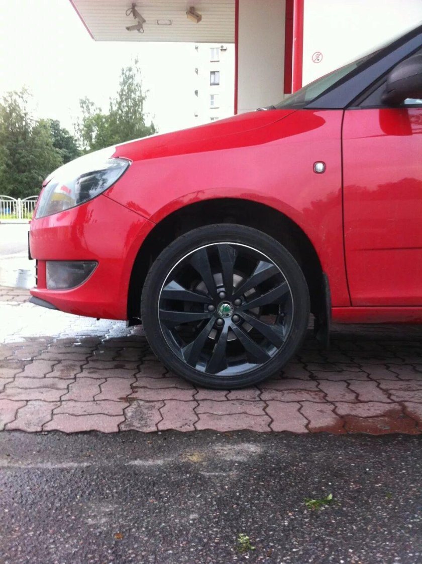 Шкода фабия 2 на 15 дисках