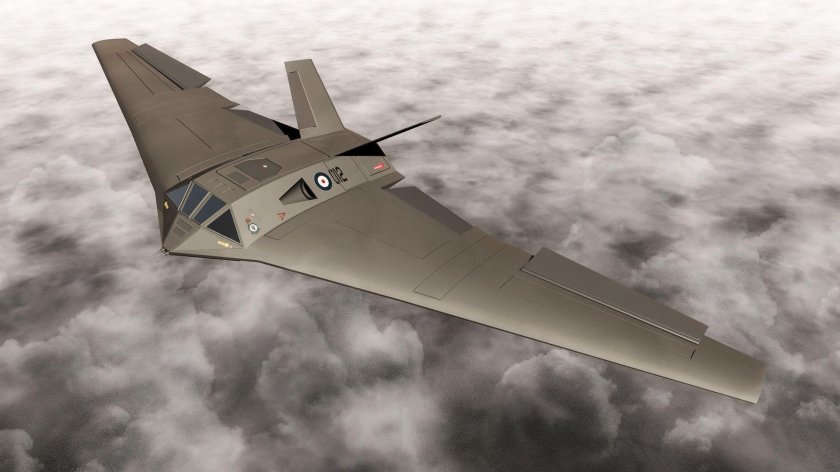 Стелс бомбардировщик концепт