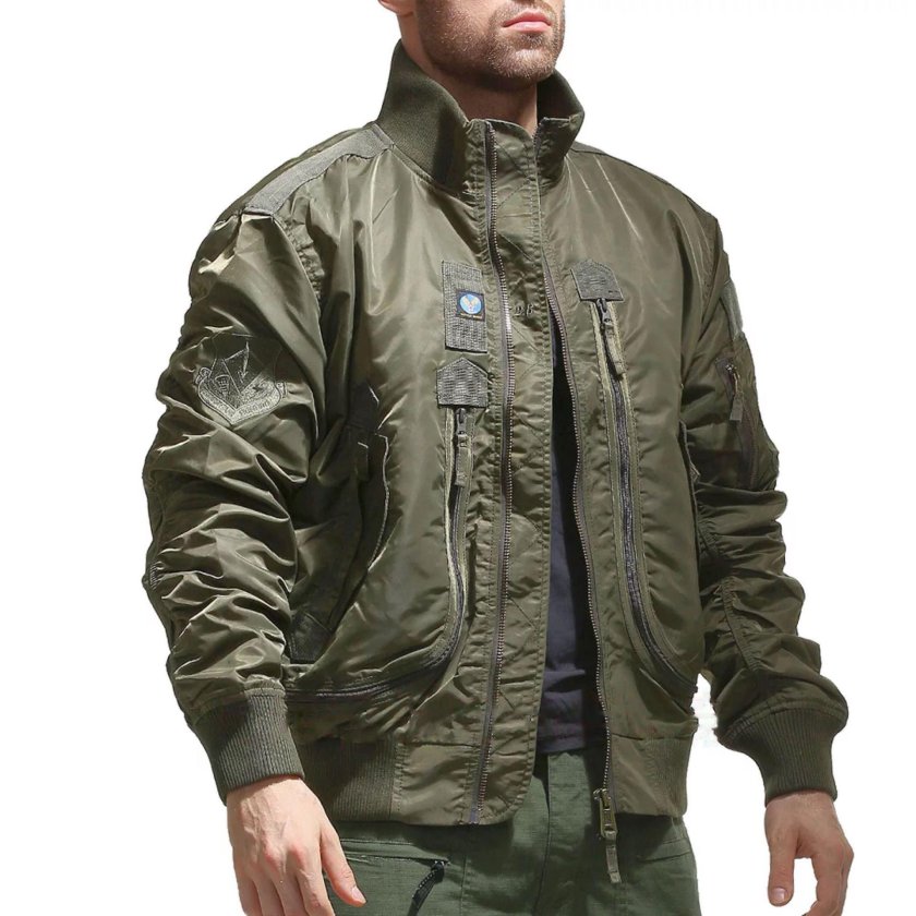 Куртка бомбер 7.26 Gear Air Force Olive