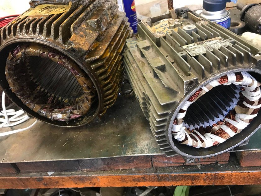 Перемотка электродвигателей 4к