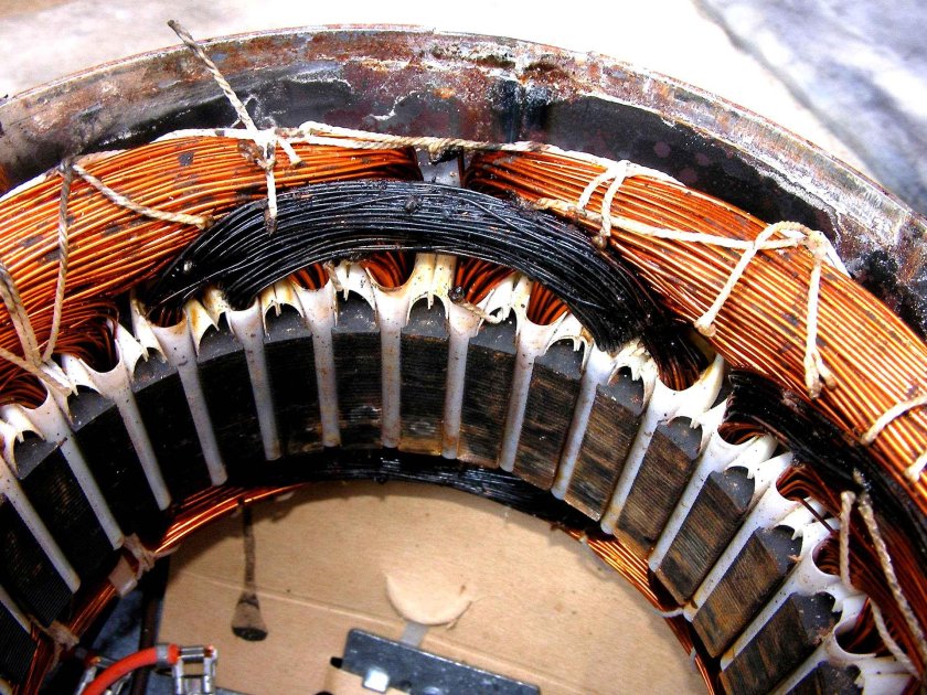 Обмотка (статор генератора 100а ген.5122,5102) ПРАМО