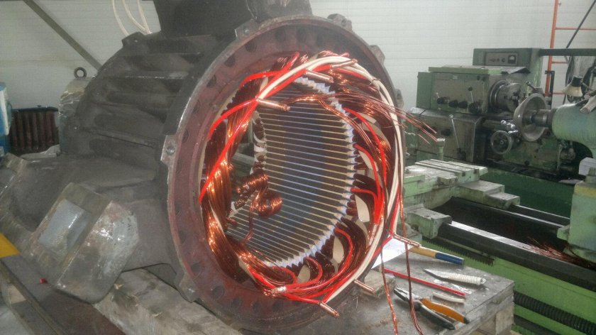 Обмотка статора Тэд