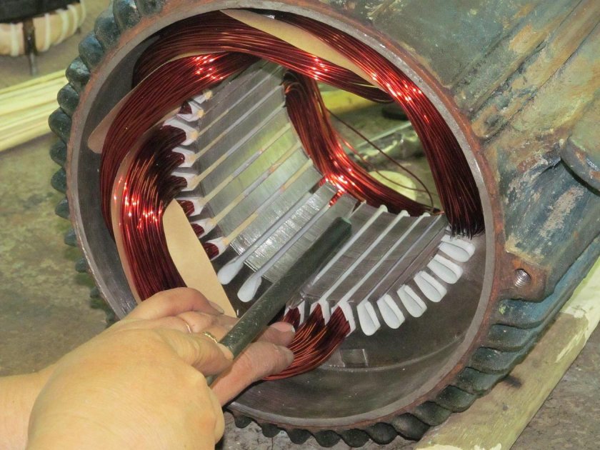 Обмотка электродвигателя