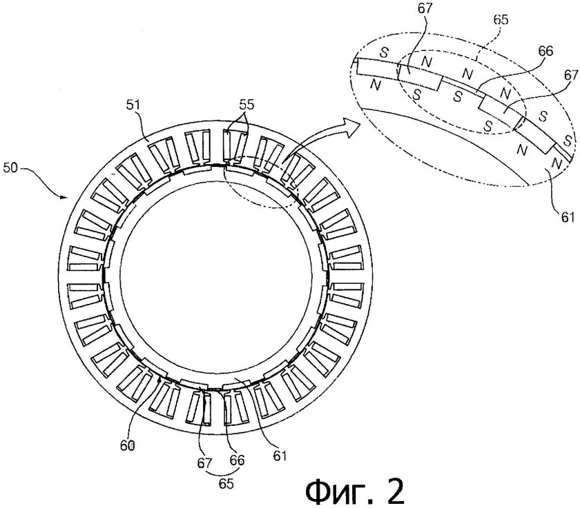 Чертеж катушки статора