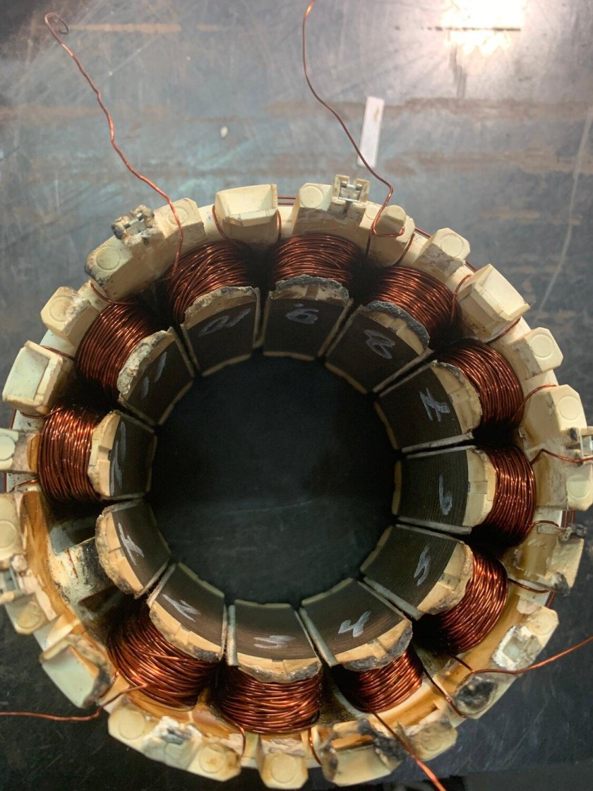 Пбмотка статора авто генератор