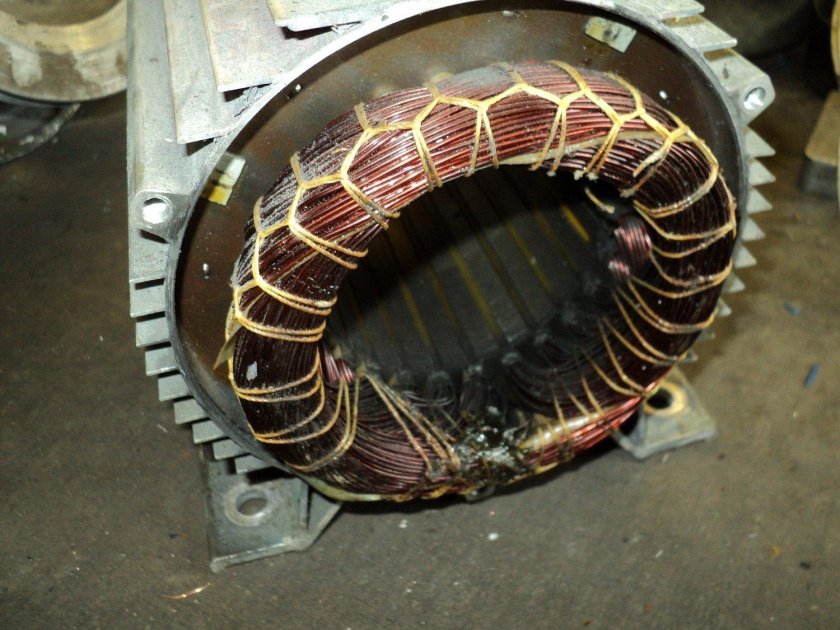 Мотор 6000 вольт статор