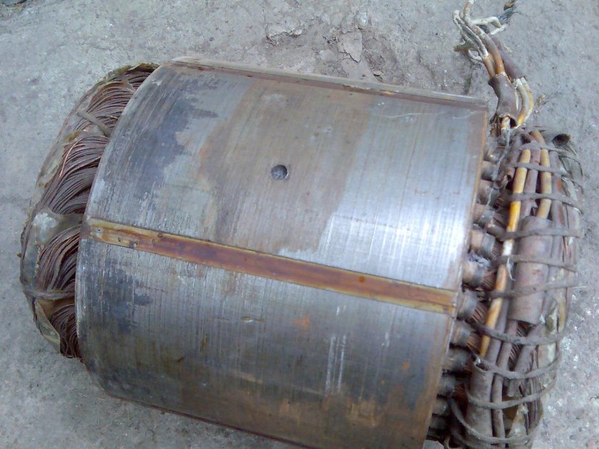 Ветрогенератор из статора асинхронного двигателя