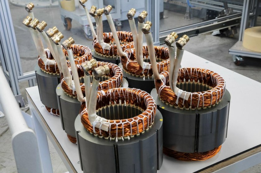 Ротор и статор электродвигателя