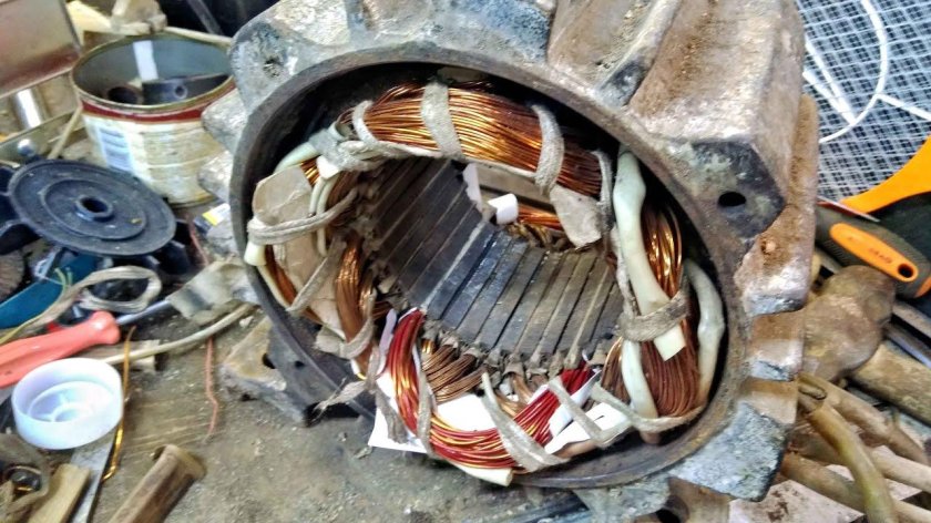 Обмотка электродвигателя