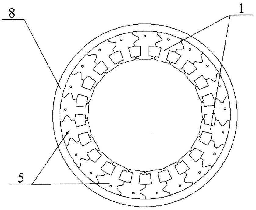Чертеж пластины статора