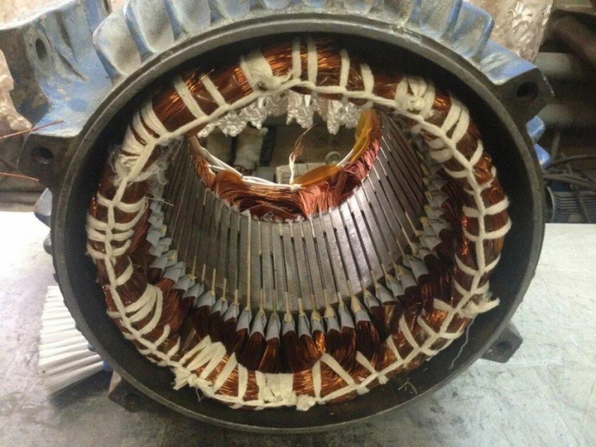 Перемотка якоря электродвигателя 22 КВТ 1500