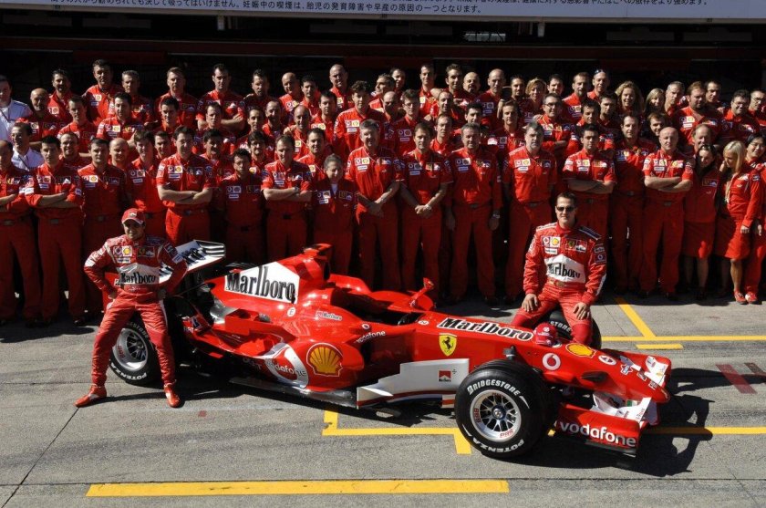 Ferrari f2004 Михаэля Шумахера