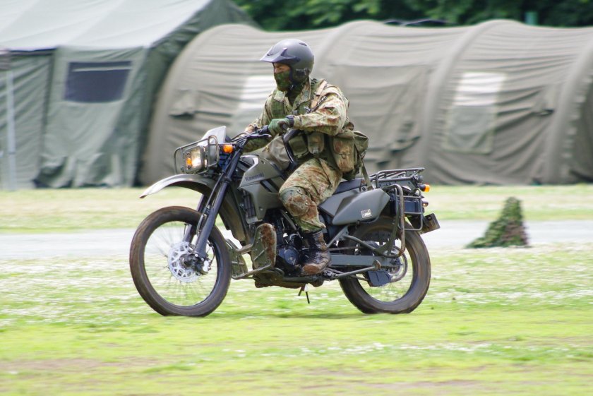 JGSDF Kawasaki klx250