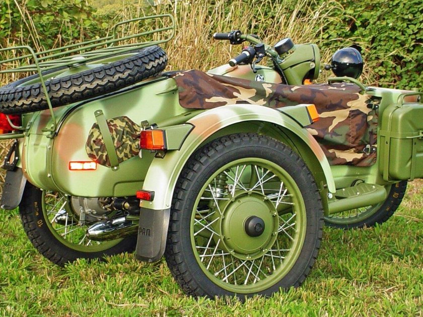 Мотоцикл Урал военный