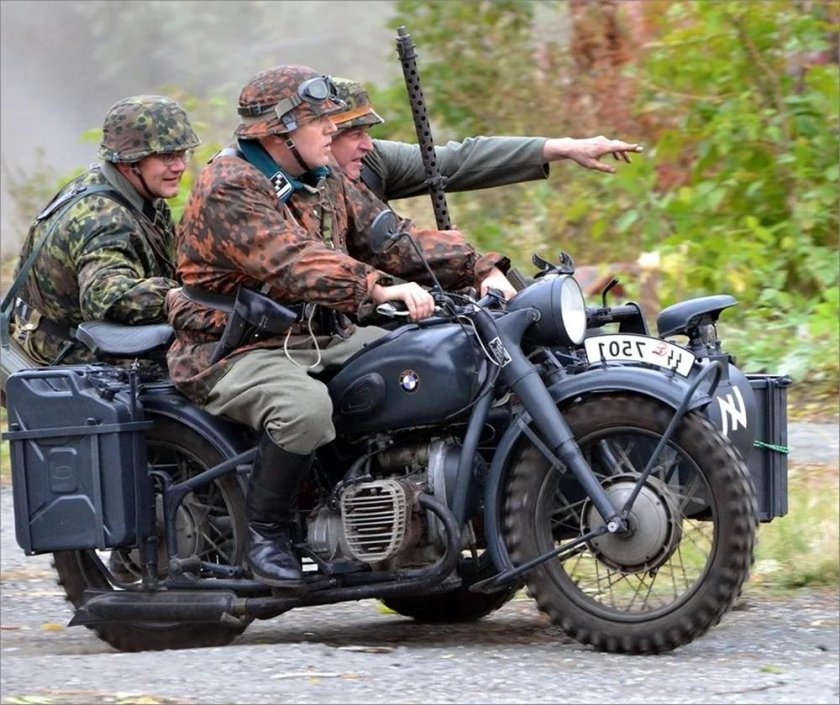 Мотоцикл вермахта BMW r75