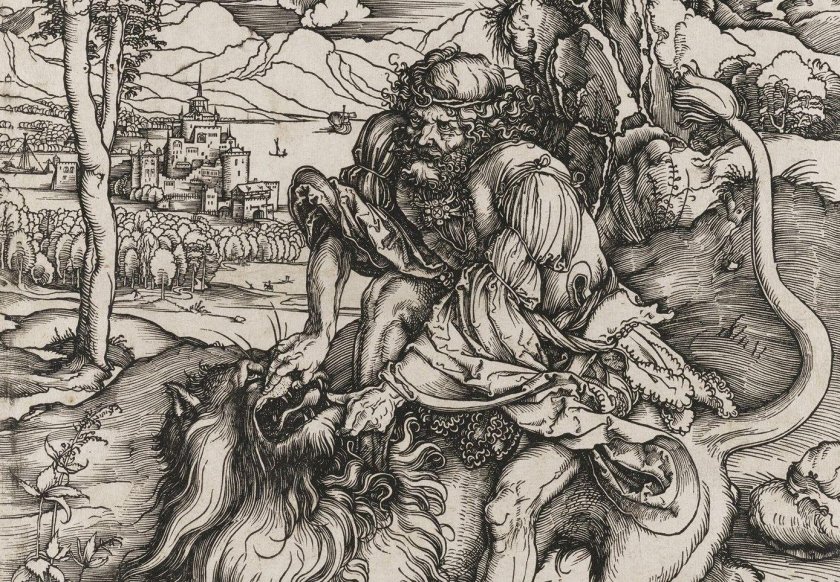 Альбрехт дюрер самсон убивает льва