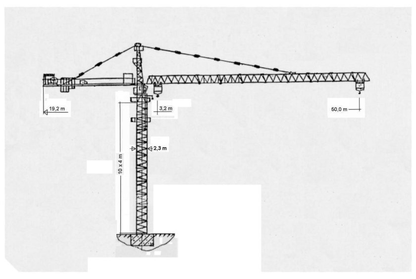 Башенный кран КБ 473