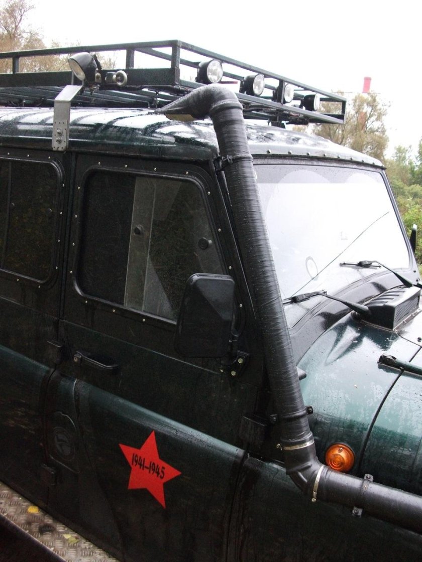 Шноркель на УАЗ 469