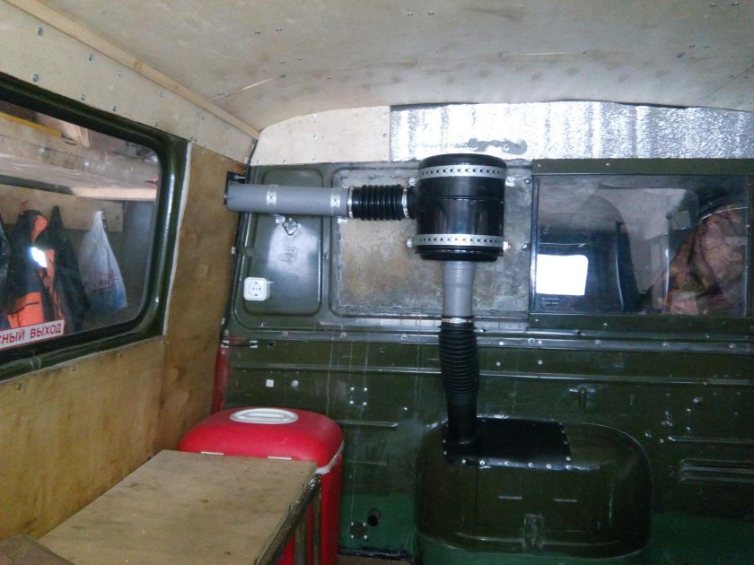 Шноркель на УАЗ 452 Буханка
