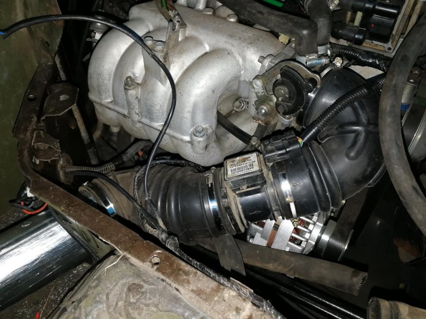 Шноркель УАЗ Буханка 409 двигатель