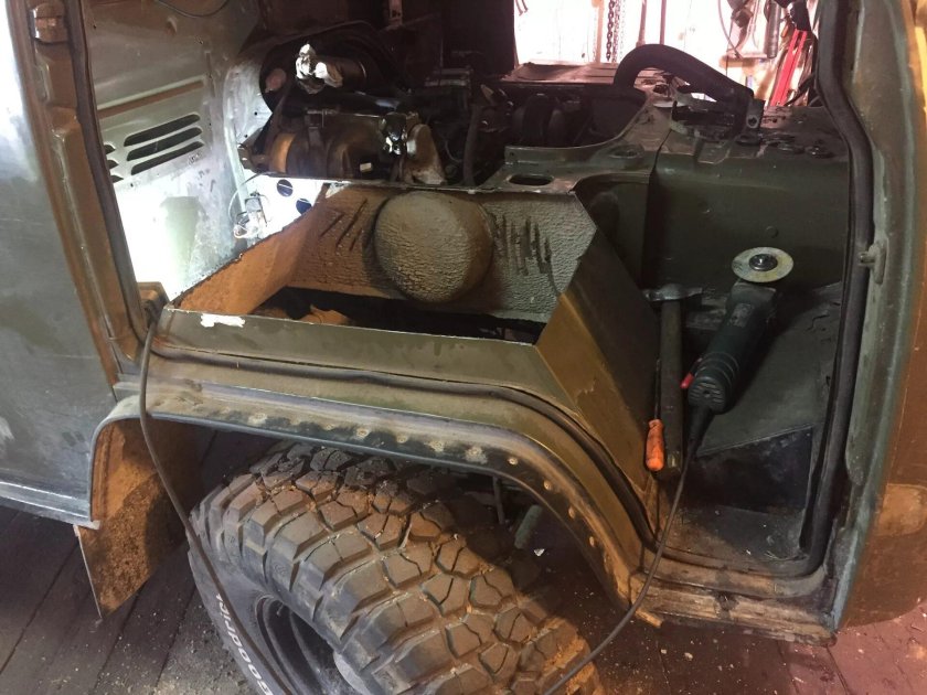 Шноркель на УАЗ 452 Буханка