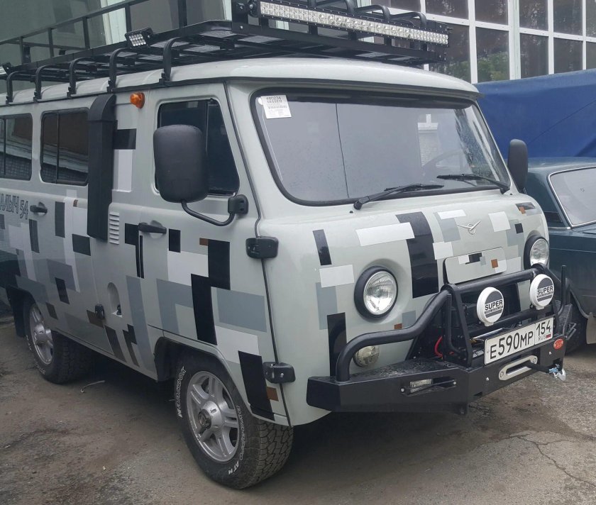 Шноркель на УАЗ Буханка