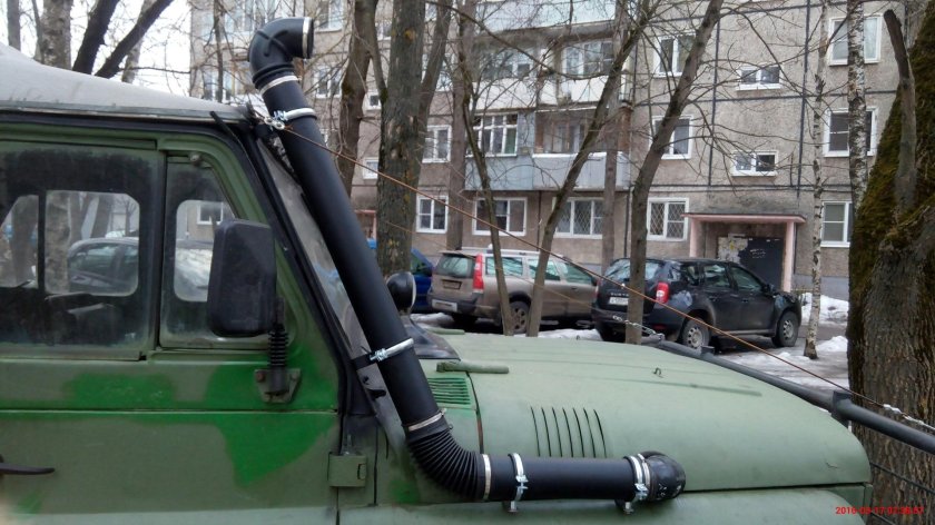 Шноркель на УАЗ 469