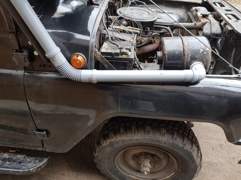 Шноркель на УАЗ 469